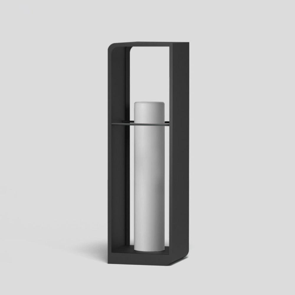 Ray Minimalist Wegbeleuchtung Rectangular, Schwarz, Garten, Metall Acryl