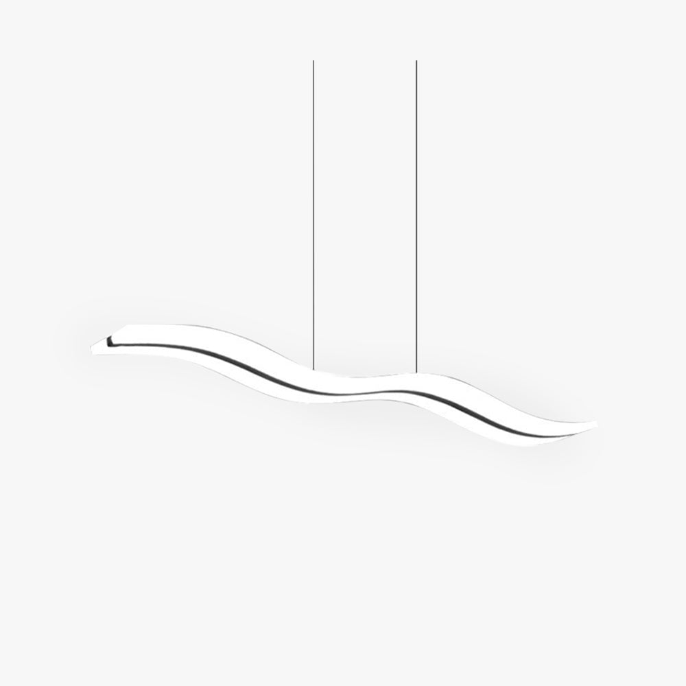 Arisha Modern LED Pendelleuchte Wellenform Wohn/Schlafzimmer Metall&Acryl 98CM Lang Dimmbar