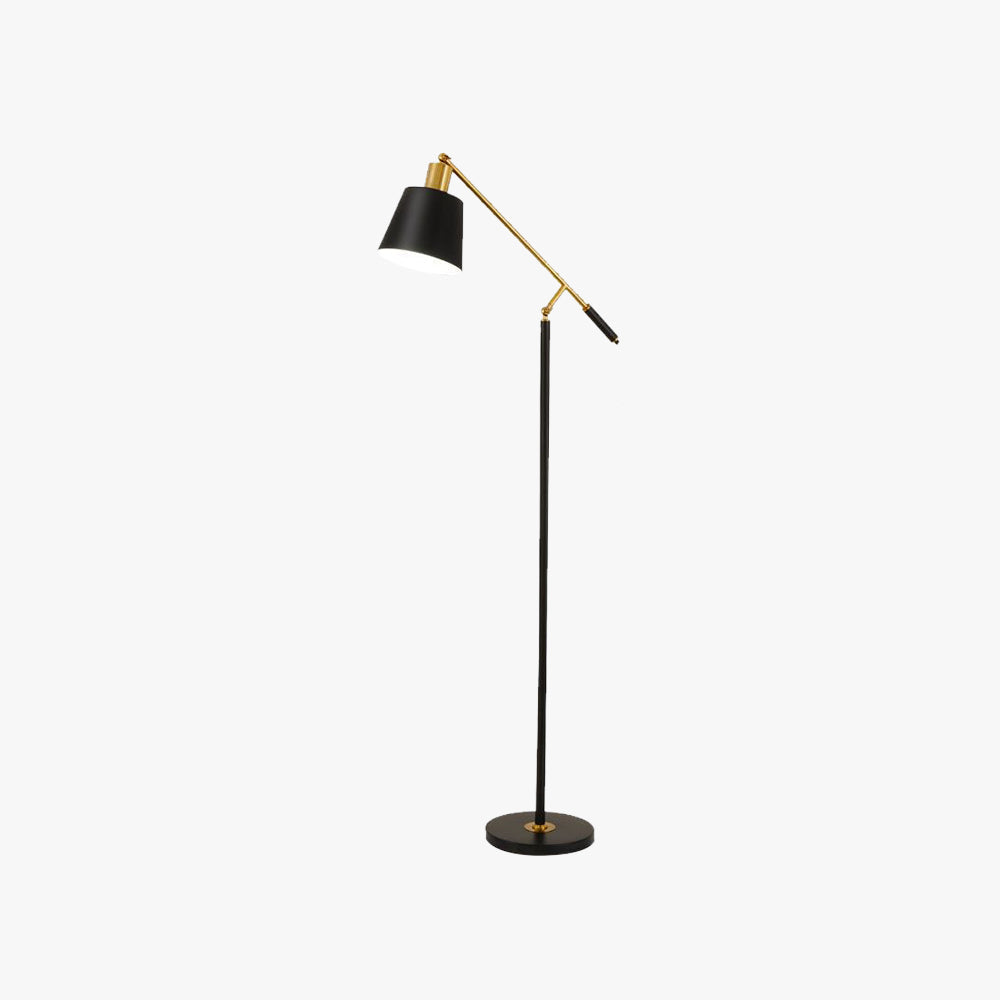Mira Modern LED Verstellbar Stehlampe Schwarz Wohn/Schlafzimmer Metall 160CM Lang
