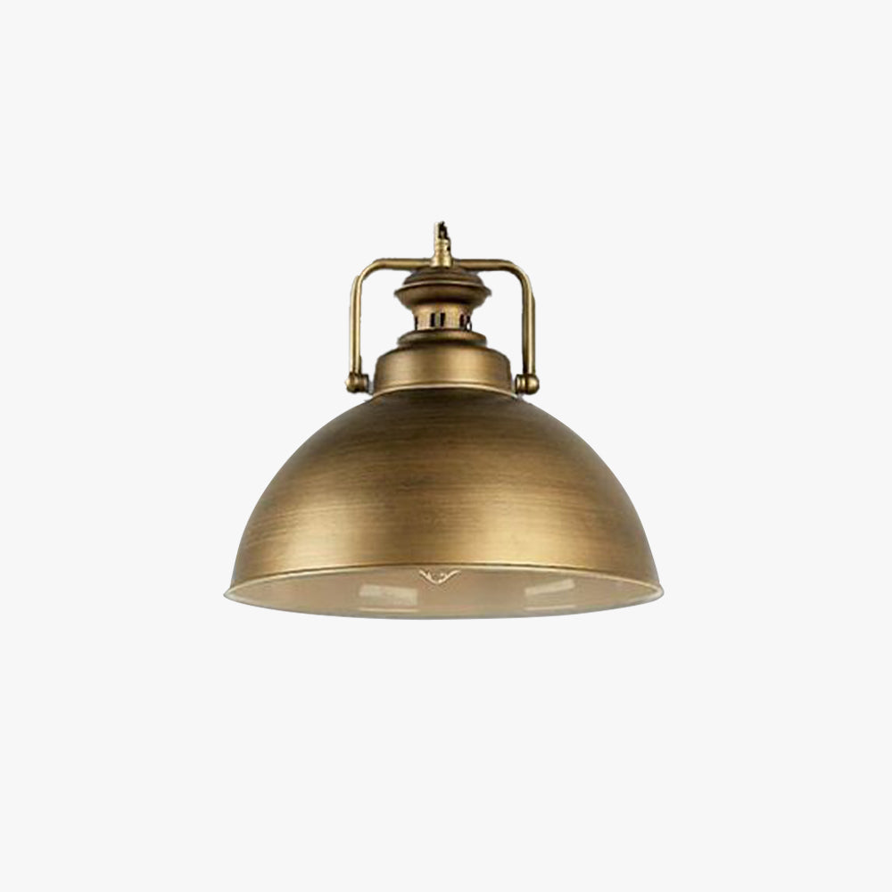 Silva Vintage Jahrgang LED Pendelleuchte Antik Messing Esszimmer/Esstisch Metall ∅ 30CM