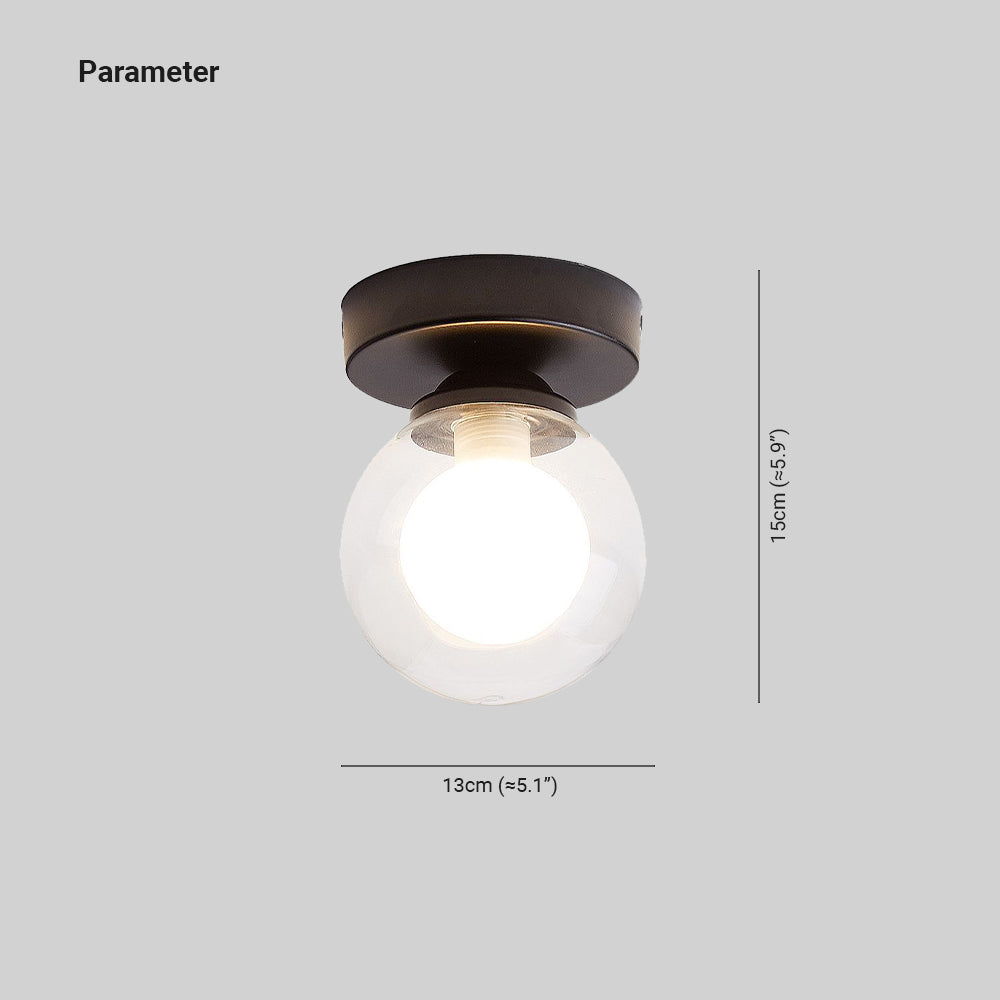 Valentina Modern LED Deckenleuchte Innen Schwarz/Gold Flur/Wohnzimmer