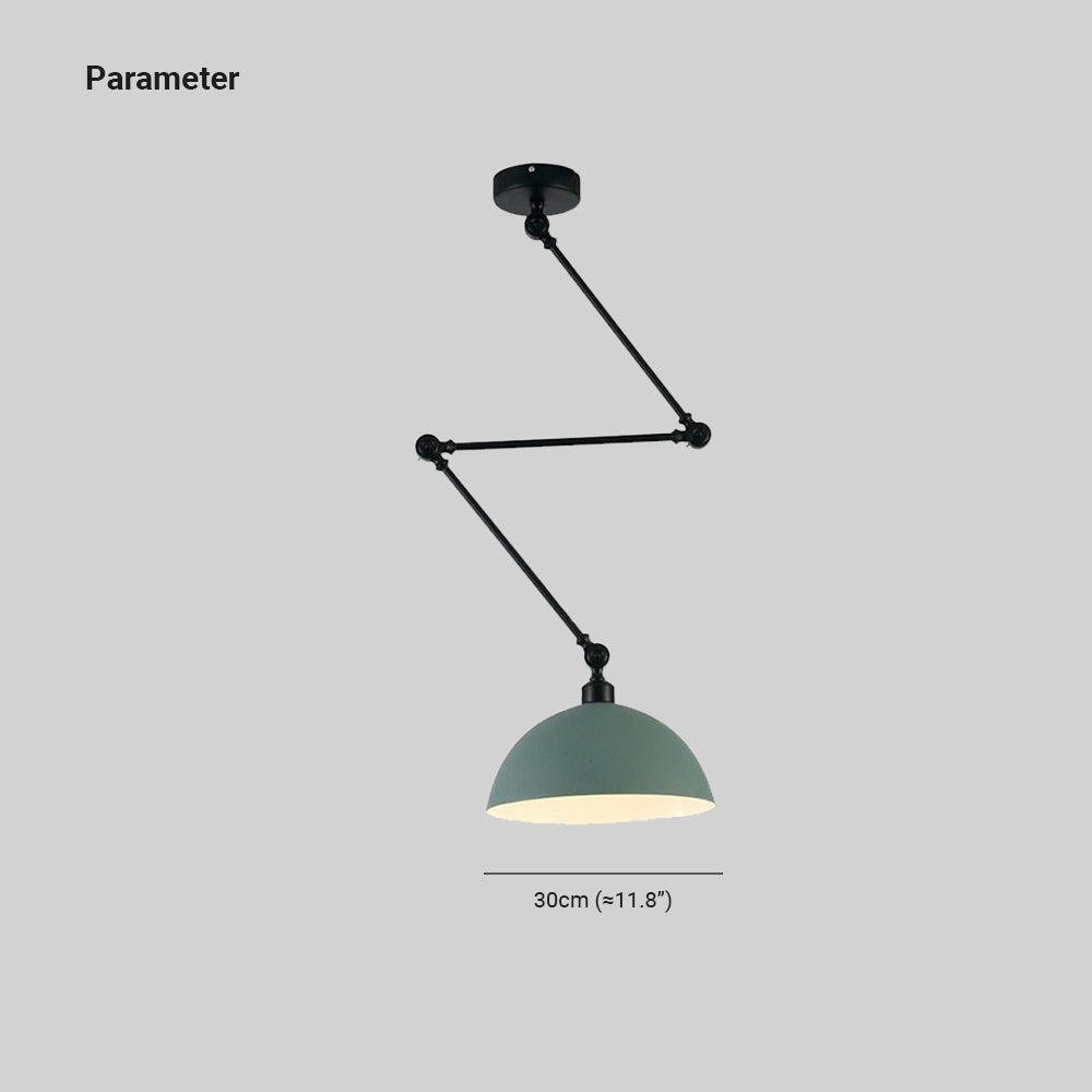 Aria Modern LED Pendelleuchte Schwarz/Rot/Gelb/Grün Ess/Wohn/Schlafzimmer Metall