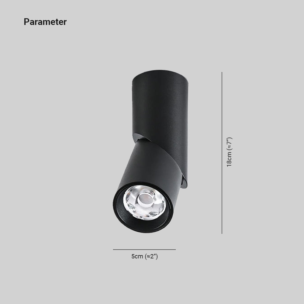 Ray Drehbar LED Deckenleuchte Schwarz/Weiß Wohn/Schlafzimmer Flur Metall&Aluminium Tageslicht/Warm/Neutralweiß