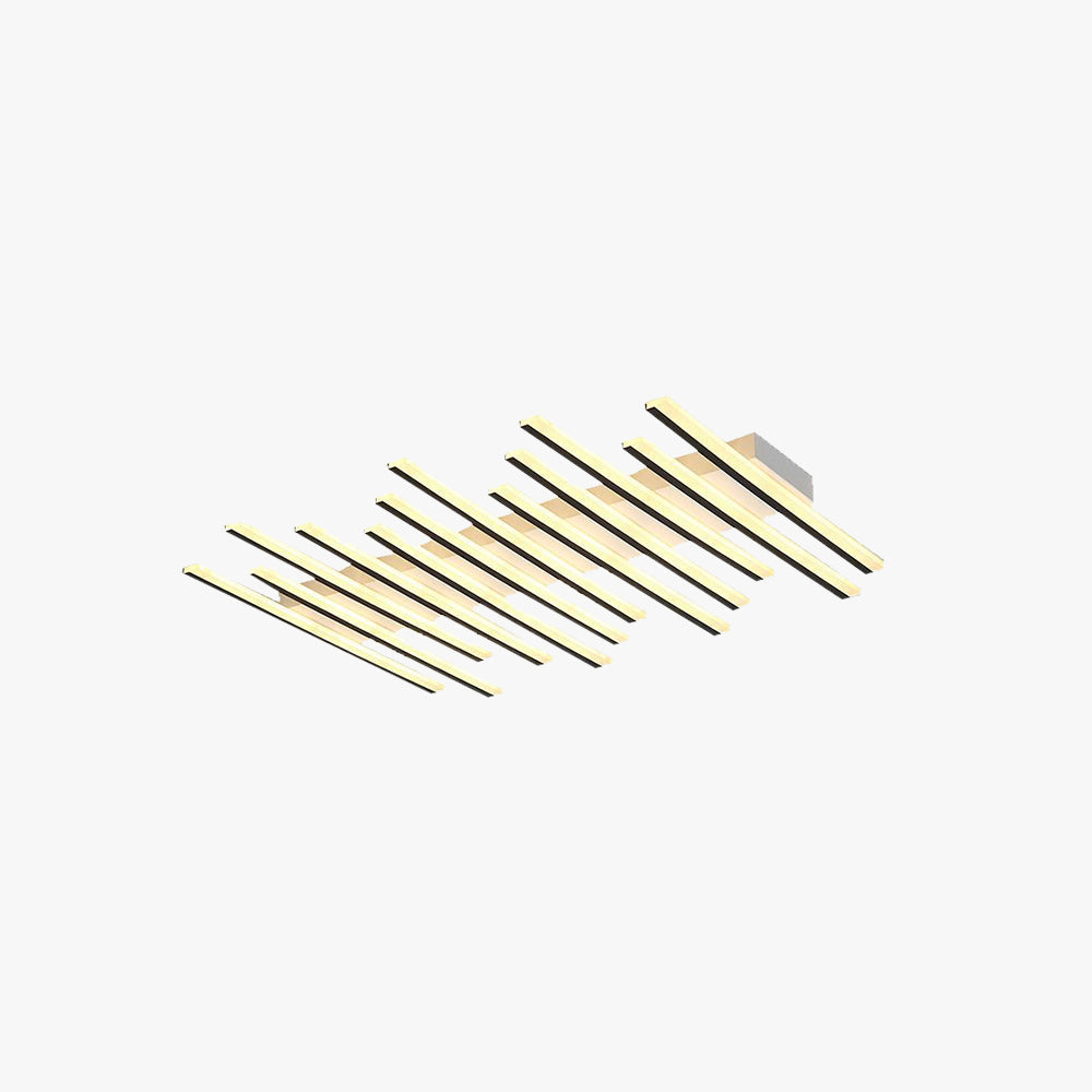 Arisha Zeitgenössisch Linear LED Deckenleuchte Schwarz/Weiß Wohn/Esszimmer
