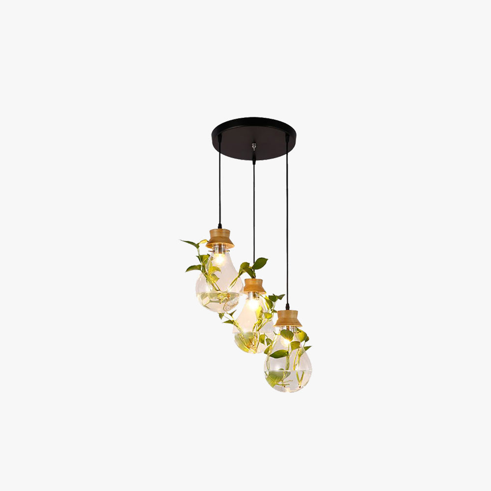 Ritta Pendelleuchte Pflanzentopf-Cluster, 2 Farben/Shape, 1/3-flammig