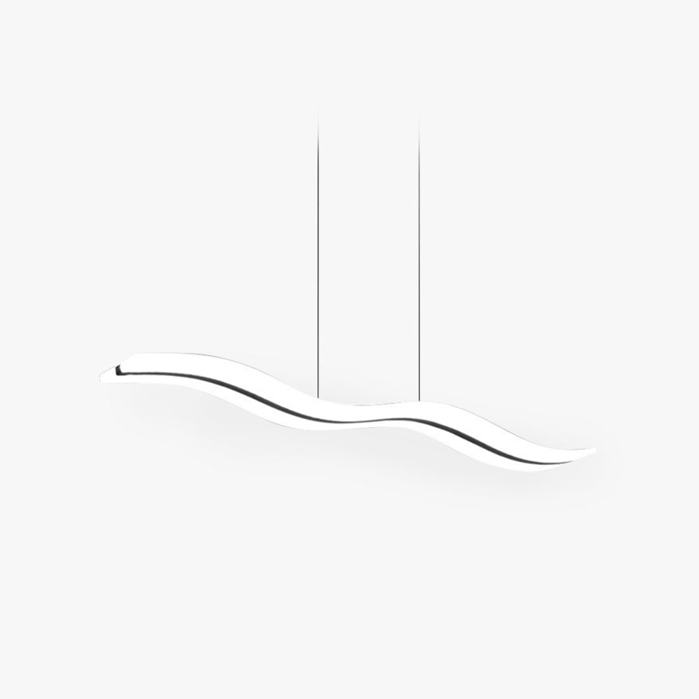 Arisha Minimalistische LED Pendelleuchte Weiß Schlaf/Arbeitszimmer Acryl