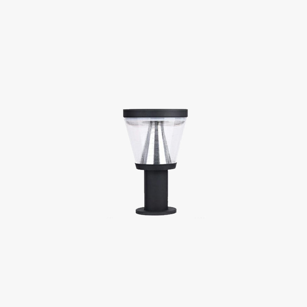 Ray Modern LED Stehend Außenleuchte Garten/Terrasse/Balkon Metall&Acryl Solarenergie
