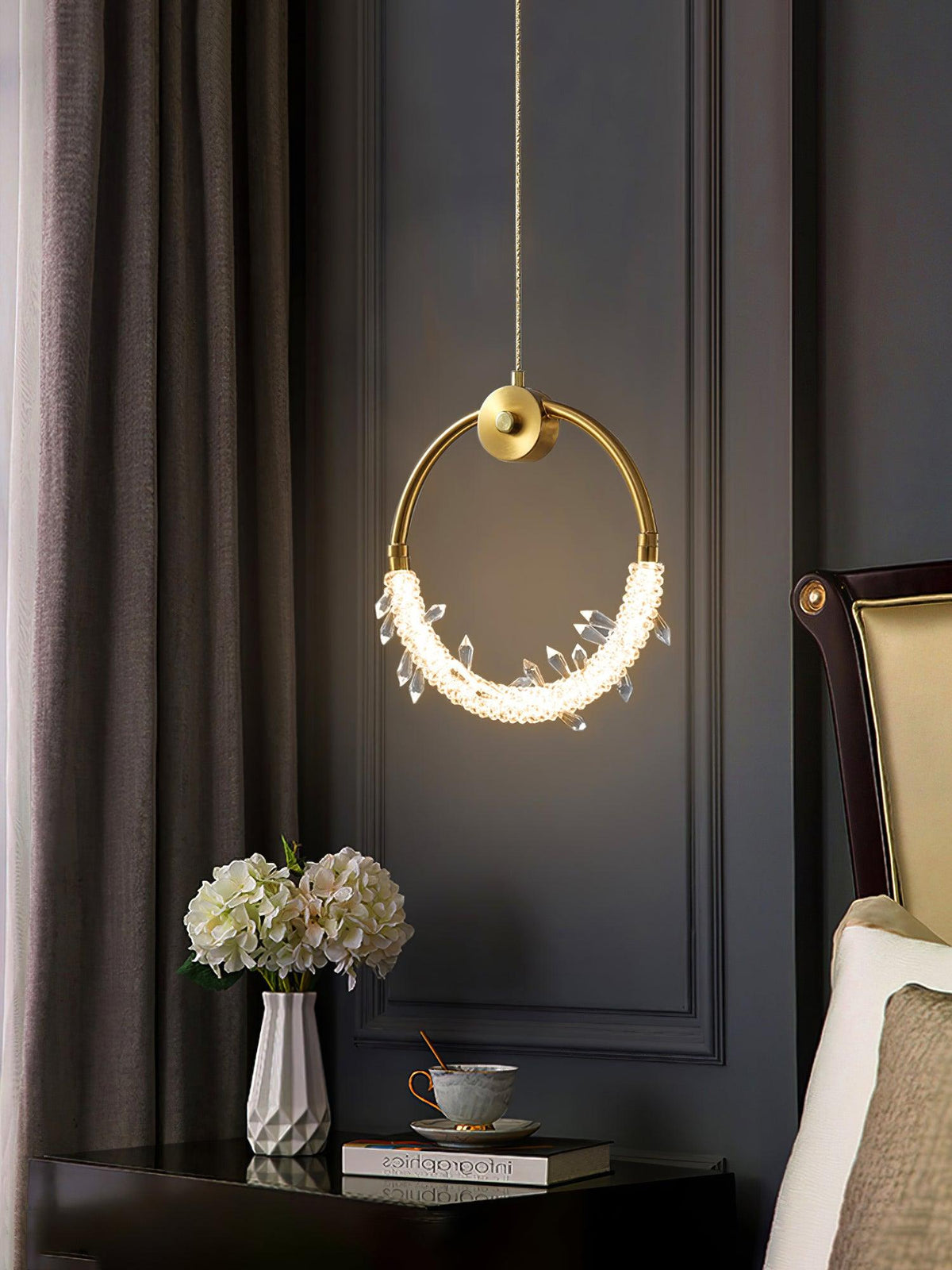 Lustre Elegante Kristall-Pendelleuchte