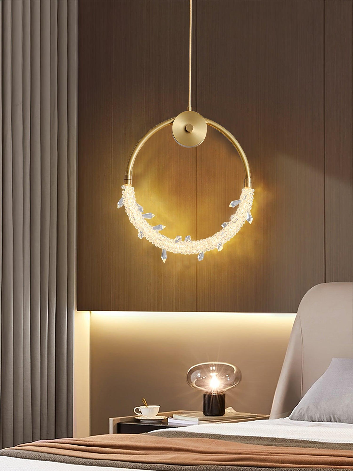 Lustre Elegante Kristall-Pendelleuchte