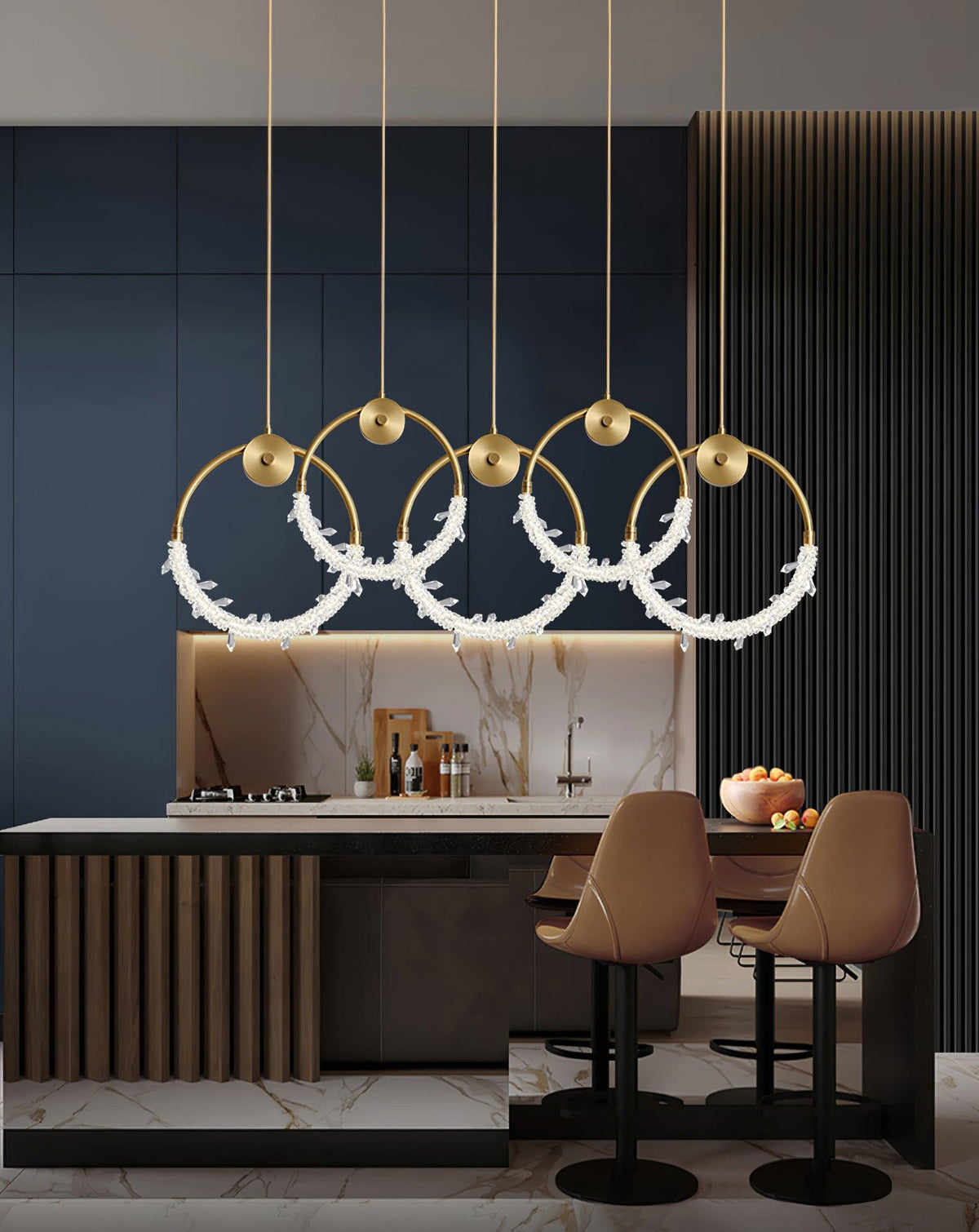 Lustre Elegante Kristall-Pendelleuchte