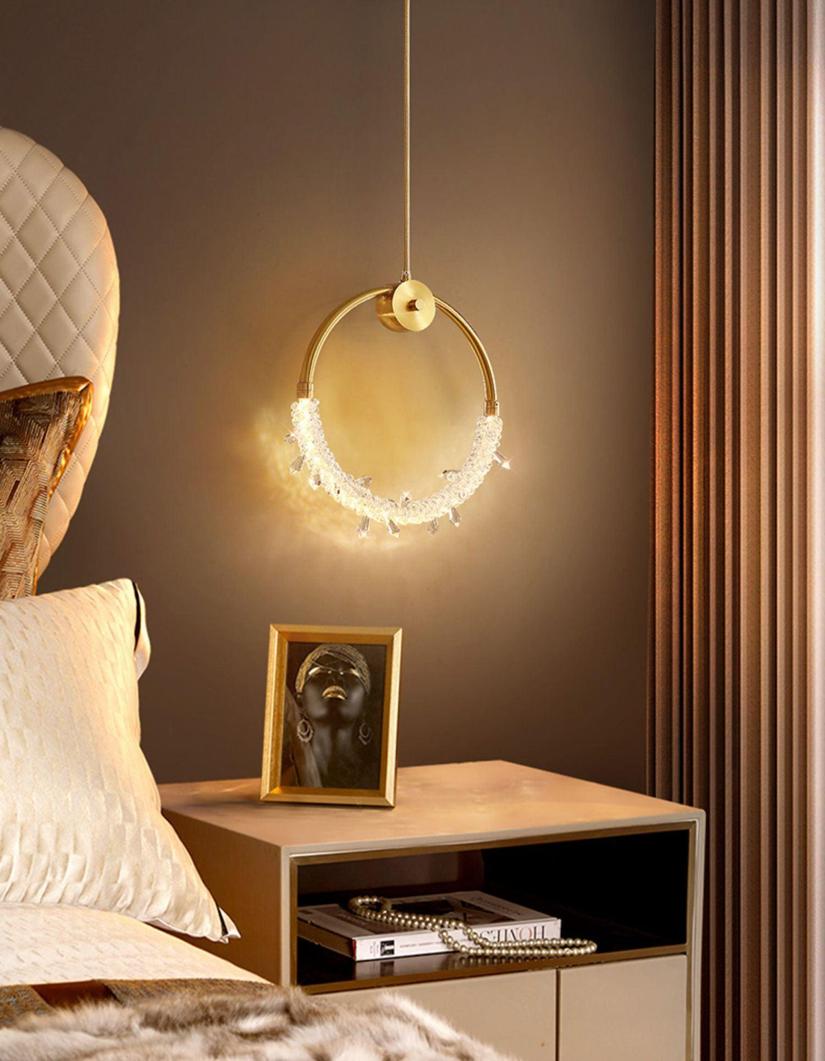 Lustre Elegante Kristall-Pendelleuchte