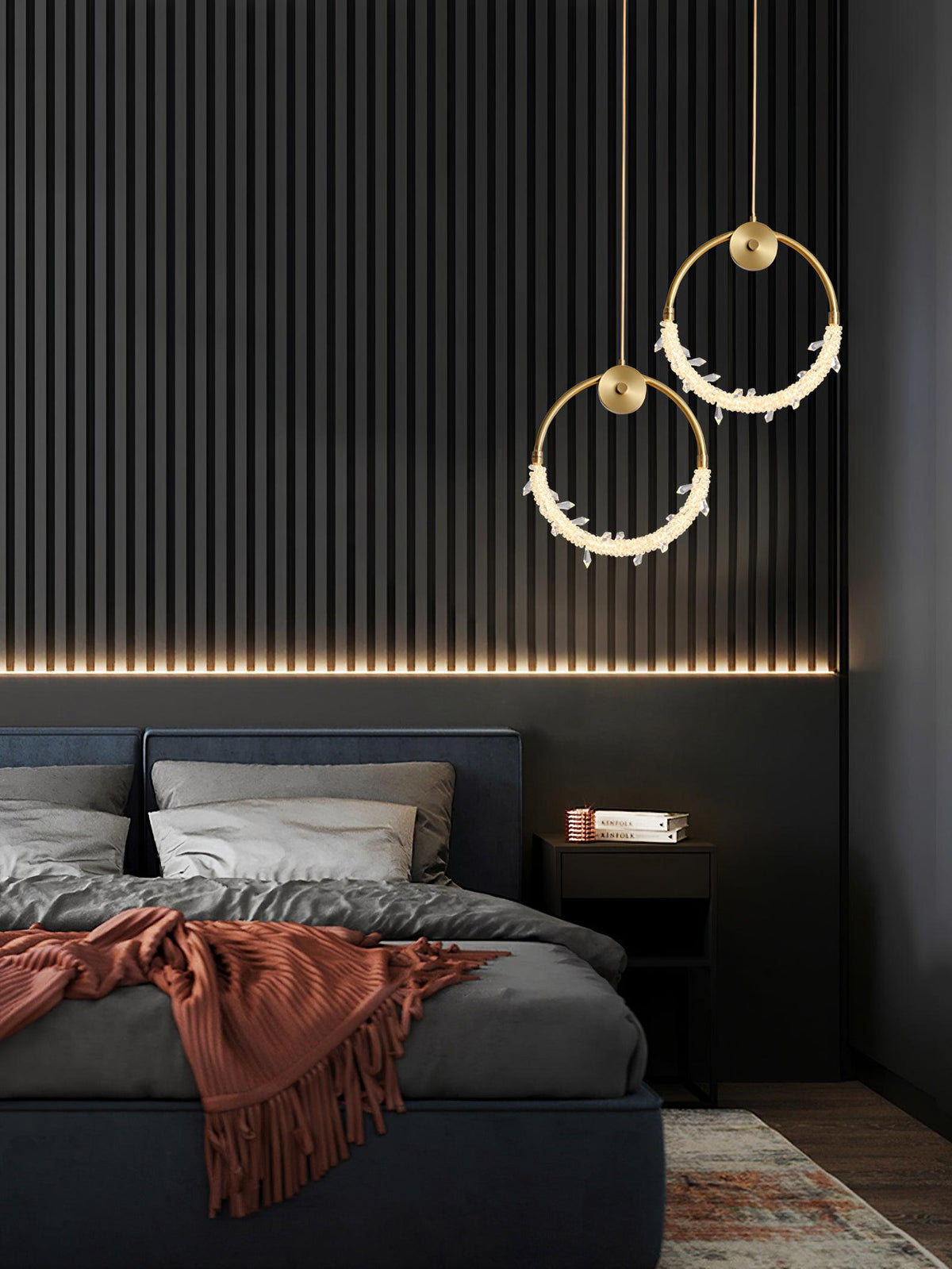 Lustre Elegante Kristall-Pendelleuchte