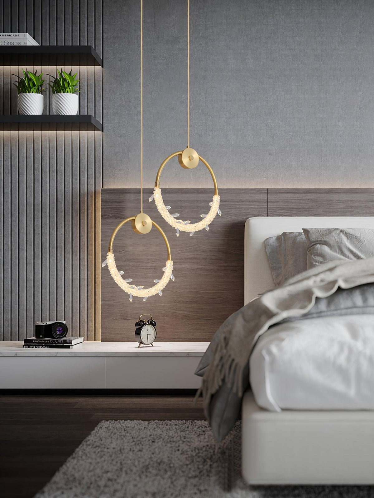 Lustre Elegante Kristall-Pendelleuchte