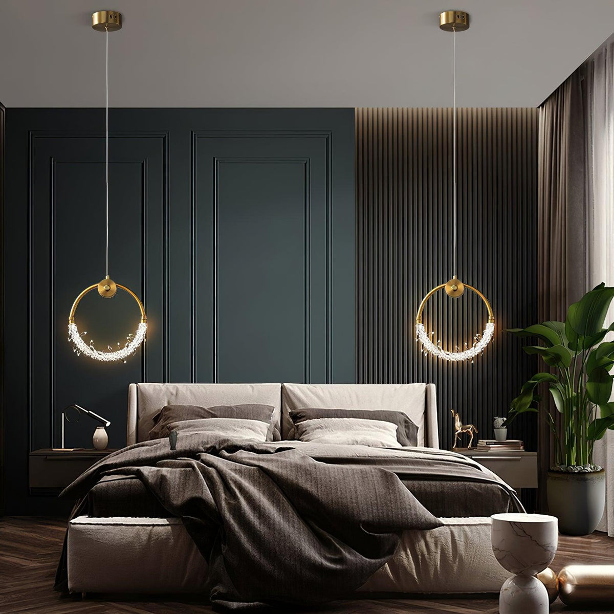 Lustre Elegante Kristall-Pendelleuchte