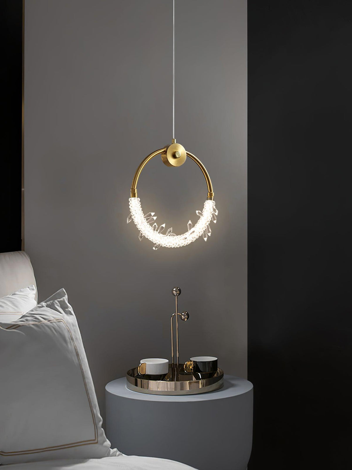 Lustre Elegante Kristall-Pendelleuchte