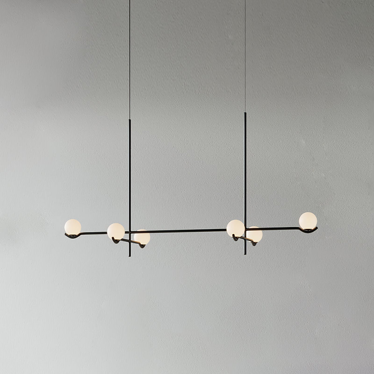 Bora Minimalistische Pendelleuchte aus Glas