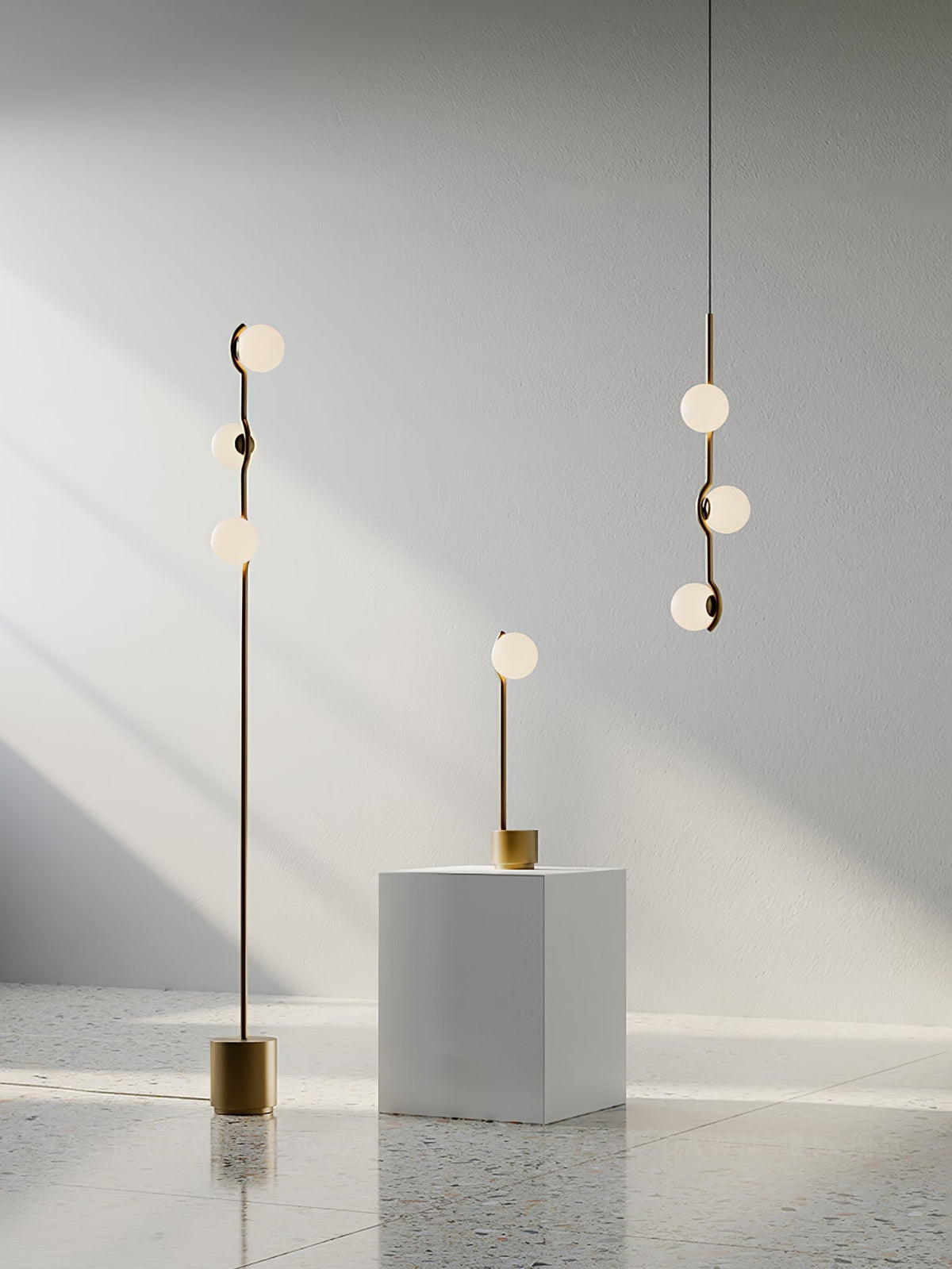 Bora Minimalistische Pendelleuchte aus Glas