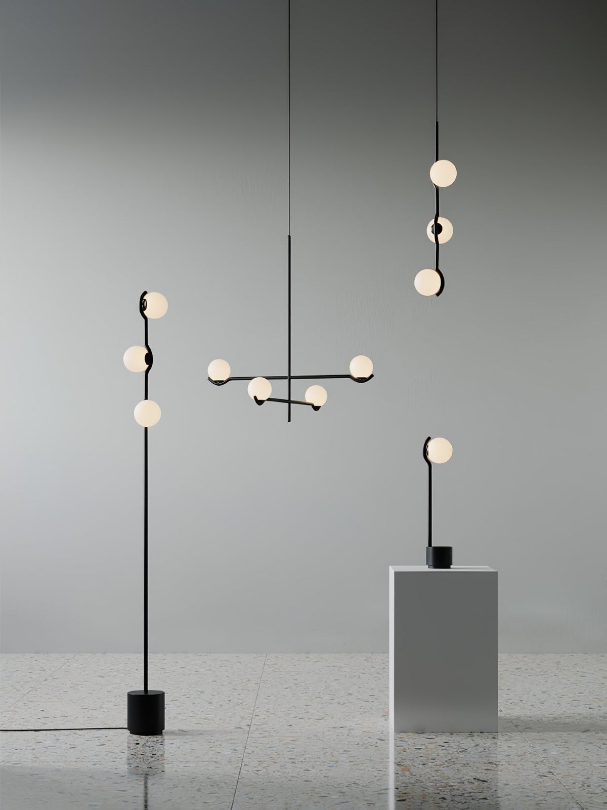 Bora Minimalistische Pendelleuchte aus Glas