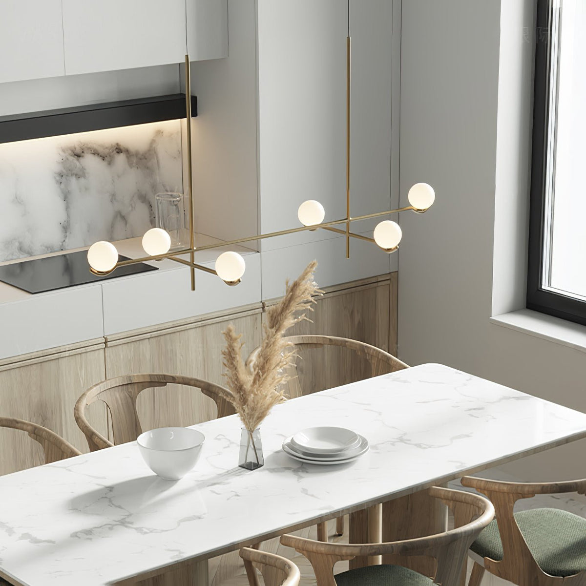 Bora Minimalistische Pendelleuchte aus Glas