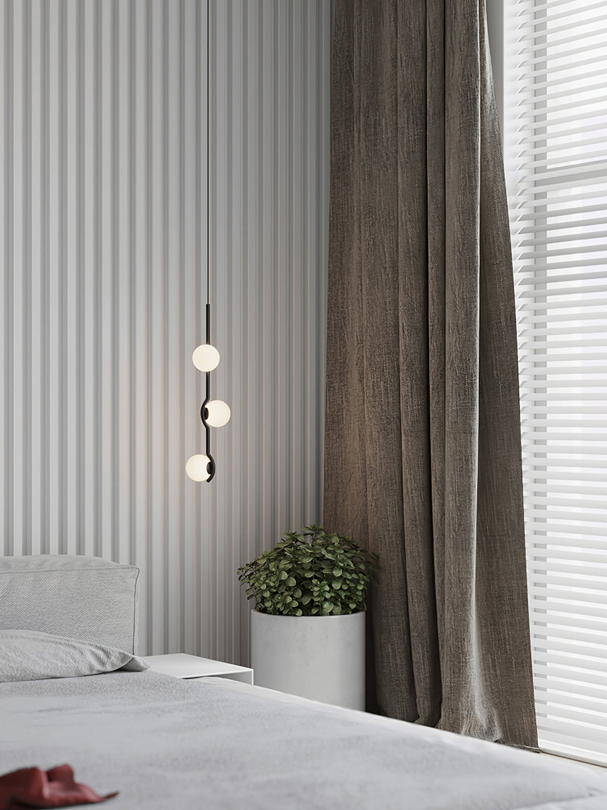 Bora Minimalistische Pendelleuchte aus Glas
