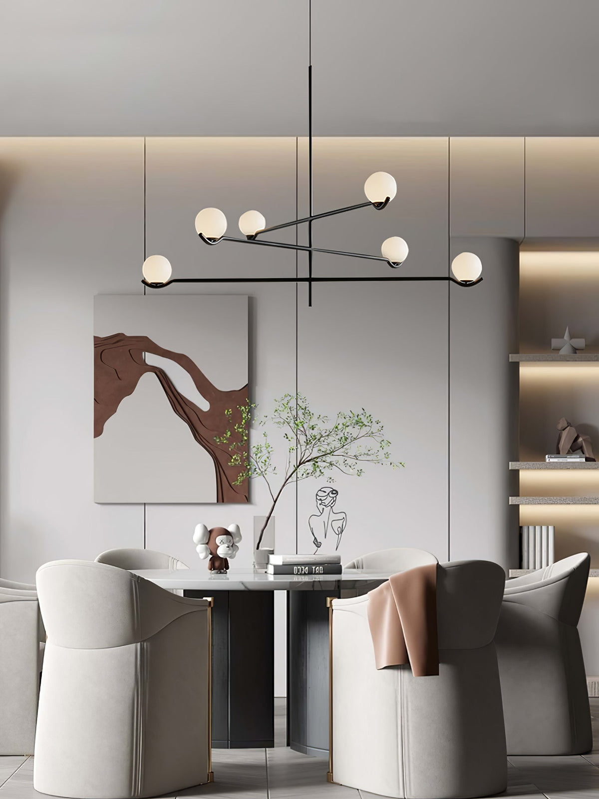 Bora Minimalistische Pendelleuchte aus Glas