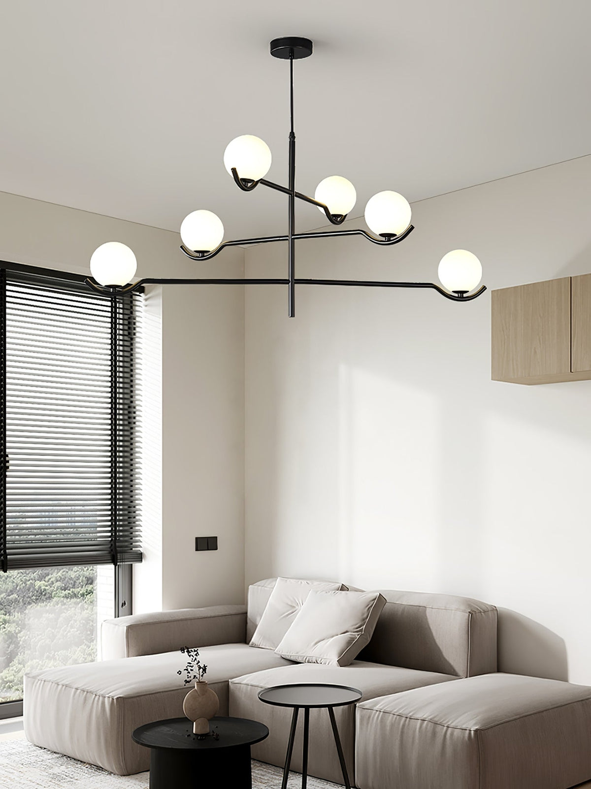 Bora Minimalistische Pendelleuchte aus Glas