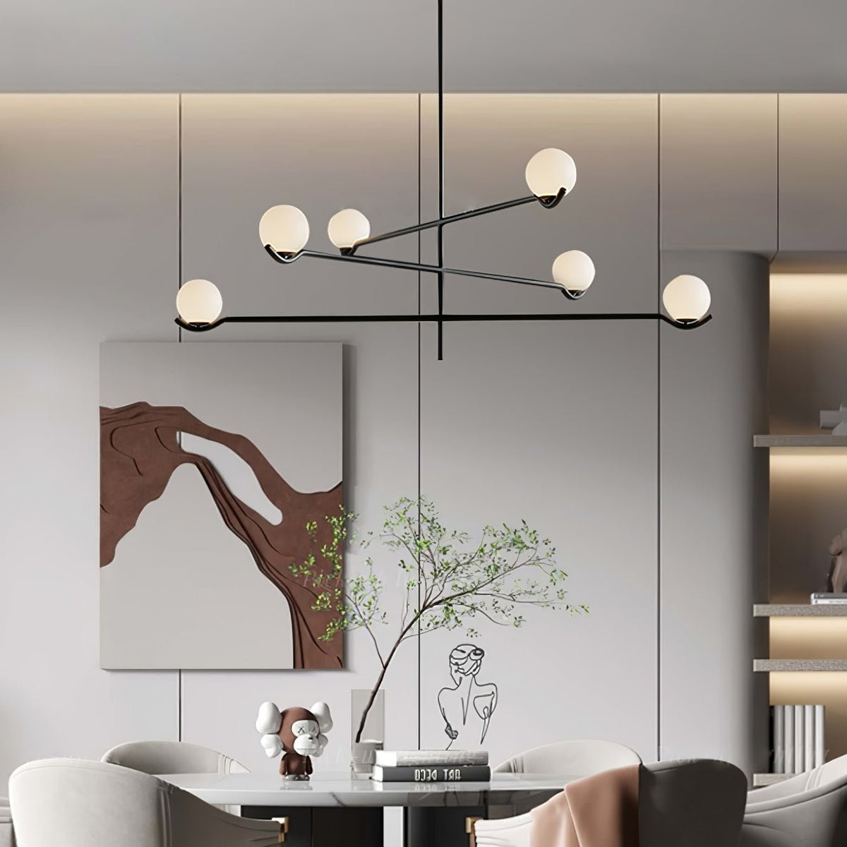 Bora Minimalistische Pendelleuchte aus Glas