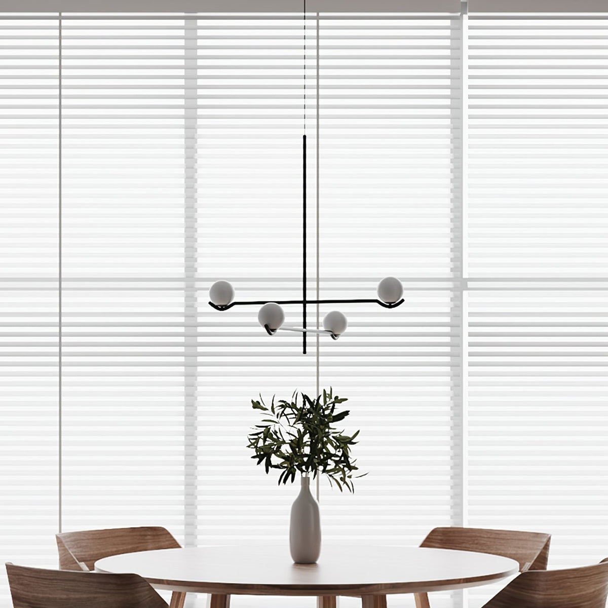 Bora Minimalistische Pendelleuchte aus Glas