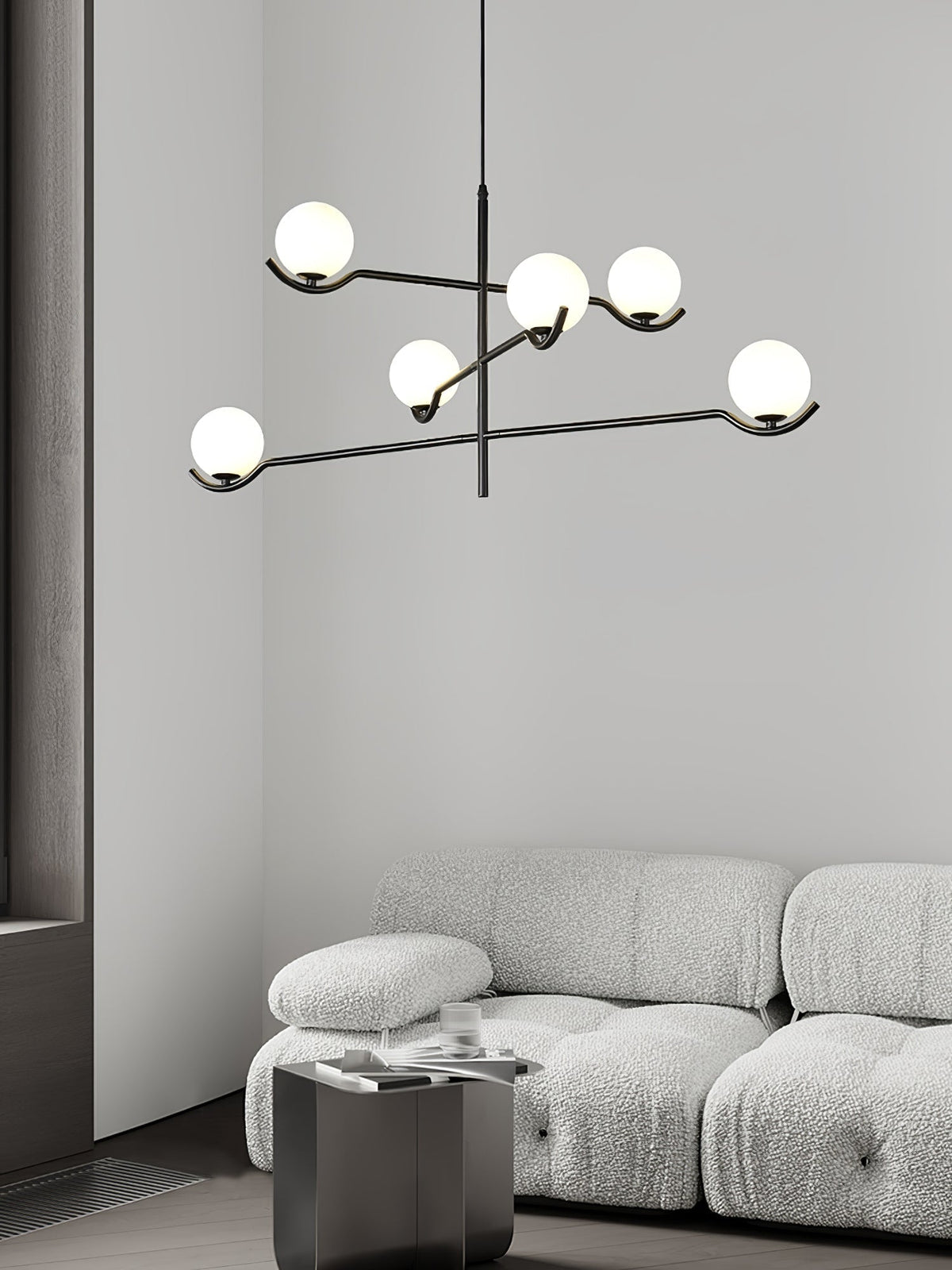 Bora Minimalistische Pendelleuchte aus Glas