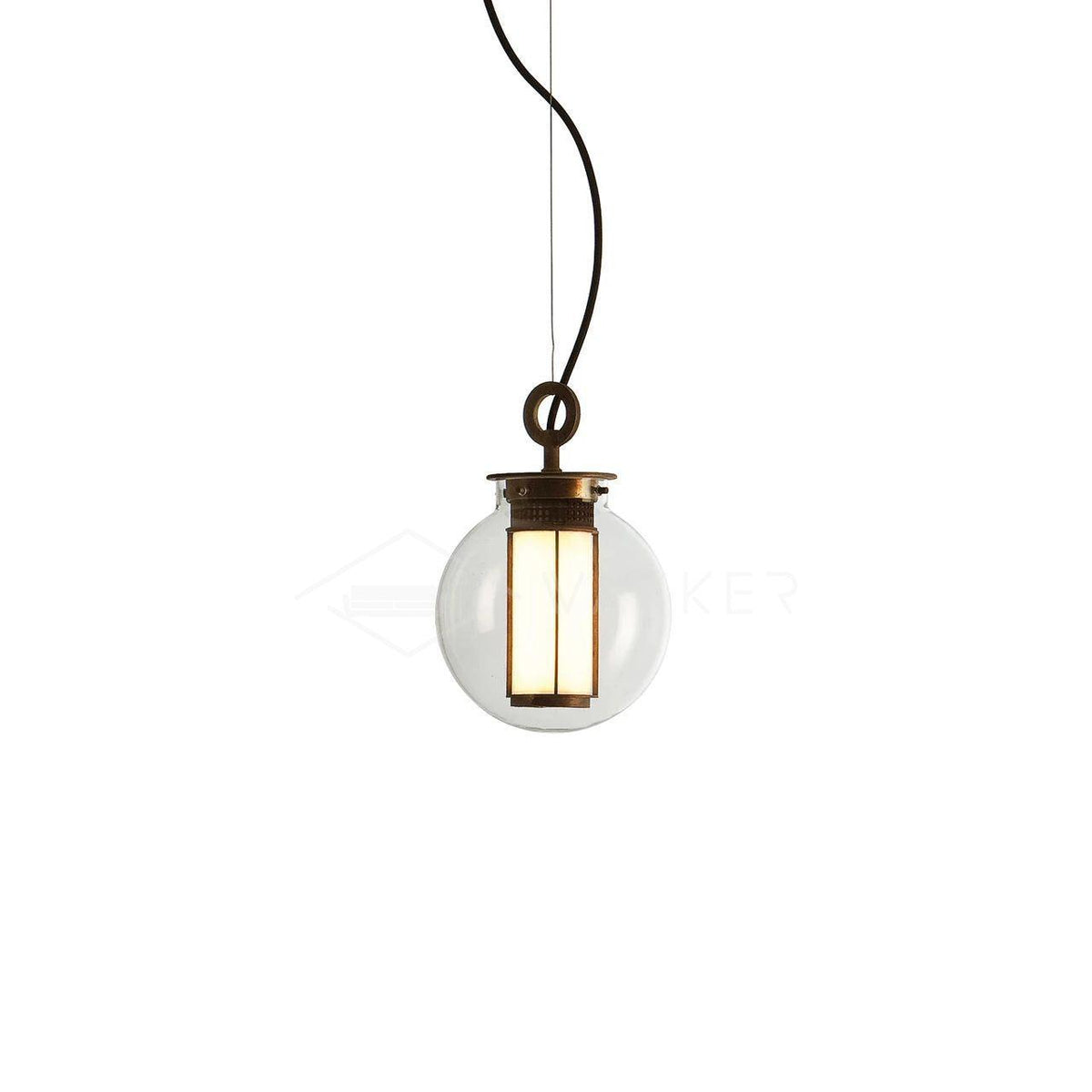 Uphaos zeitgenössische minimalistische Pendelleuchte aus Glas für das Familienleben