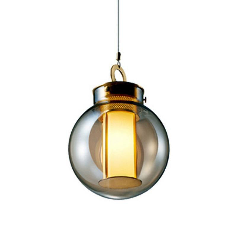 Uphaos zeitgenössische minimalistische Pendelleuchte aus Glas für das Familienleben