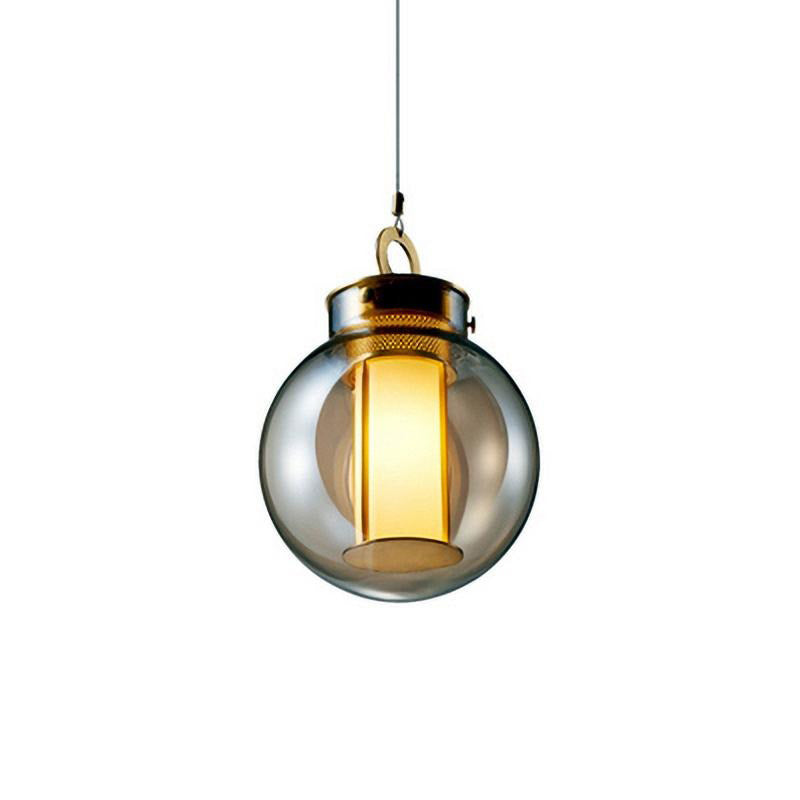 Uphaos zeitgenössische minimalistische Pendelleuchte aus Glas für das Familienleben