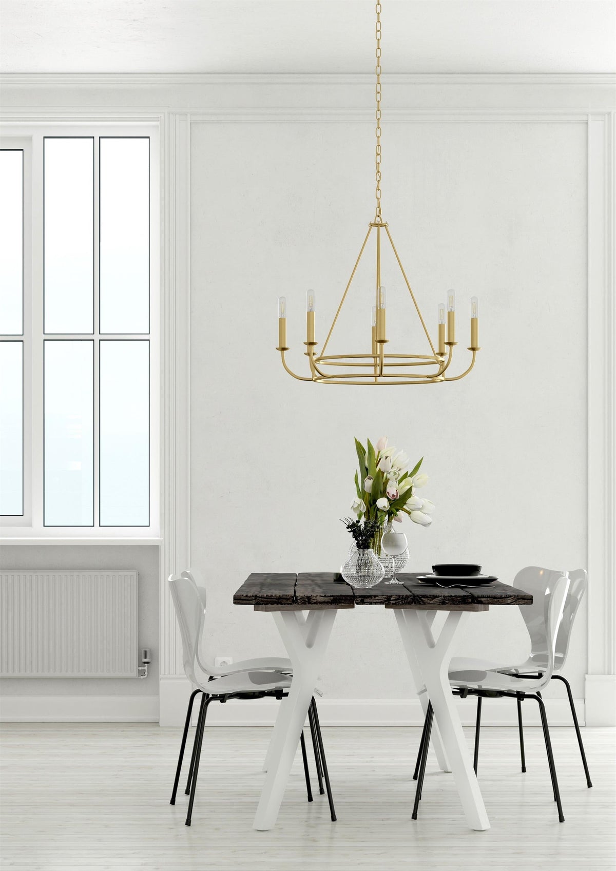 Xenuvyh Kronleuchter modern minimalistisch Vintage Industrial Metall