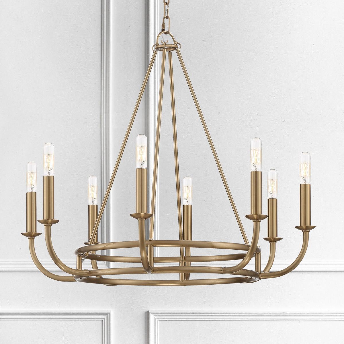 Xenuvyh Kronleuchter modern minimalistisch Vintage Industrial Metall