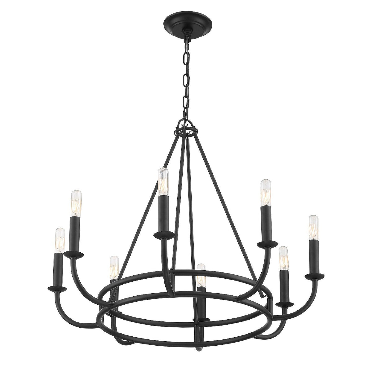 Xenuvyh Kronleuchter modern minimalistisch Vintage Industrial Metall