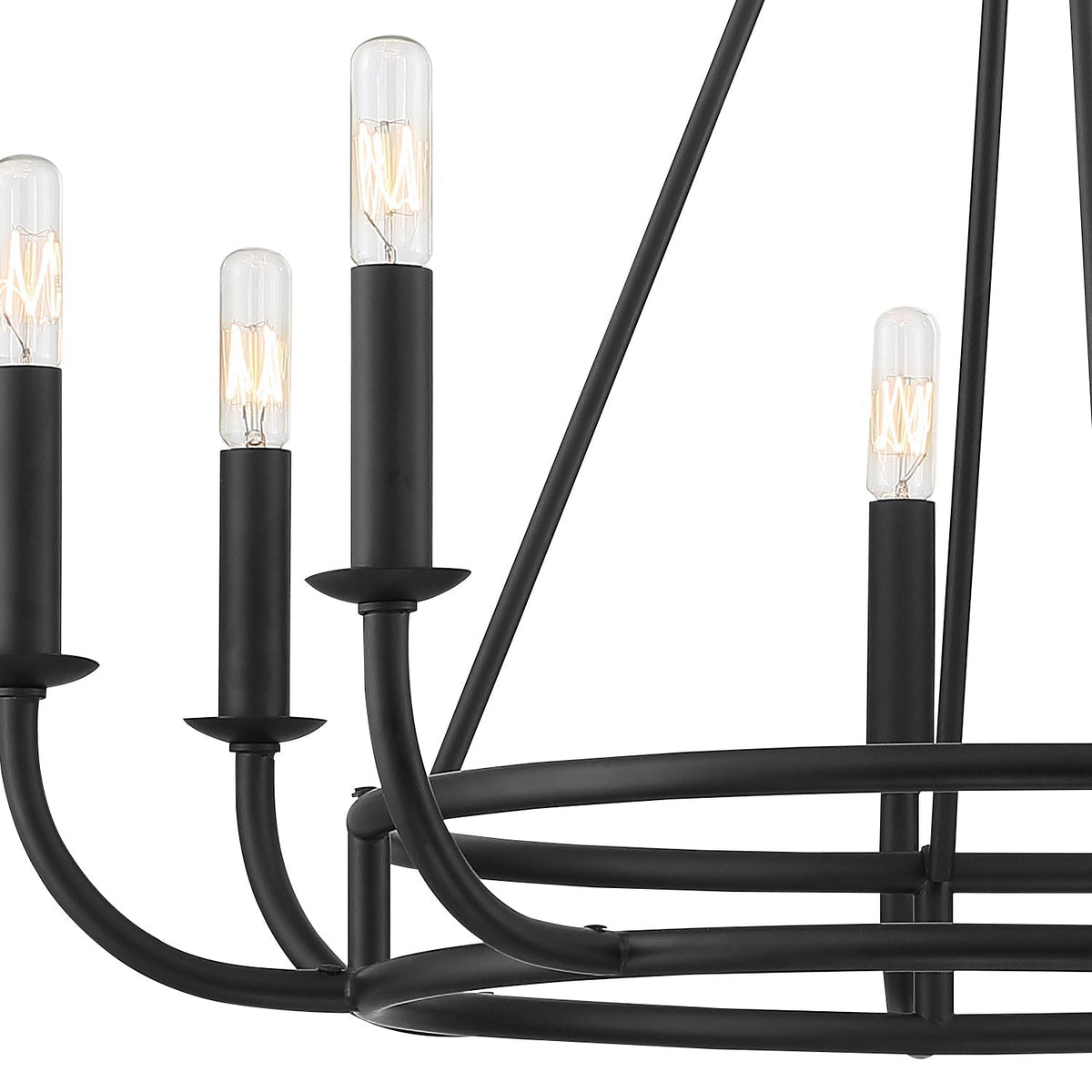 Xenuvyh Kronleuchter modern minimalistisch Vintage Industrial Metall