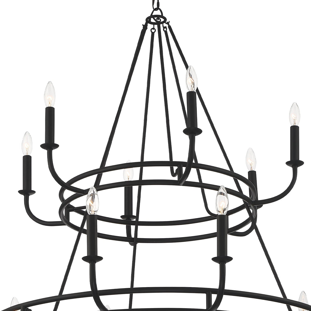 Xenuvyh Kronleuchter modern minimalistisch Vintage Industrial Metall
