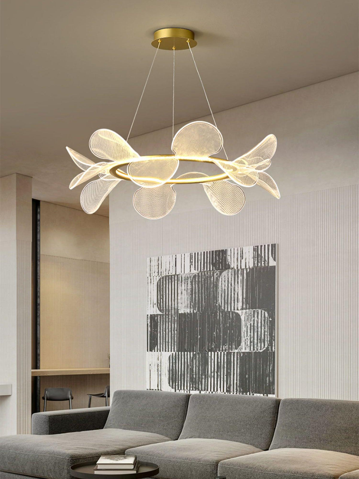 Celalira Kronleuchter Bain Flying Flowers Acryl