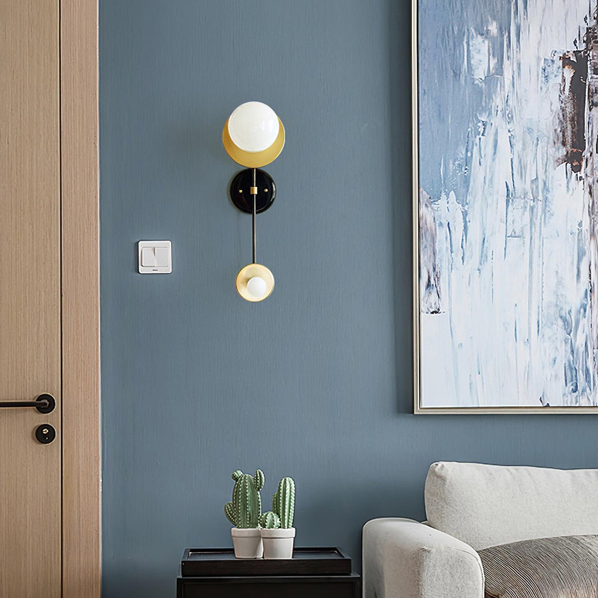 Balance Premium Elegance Skala Marmor Wandleuchte
