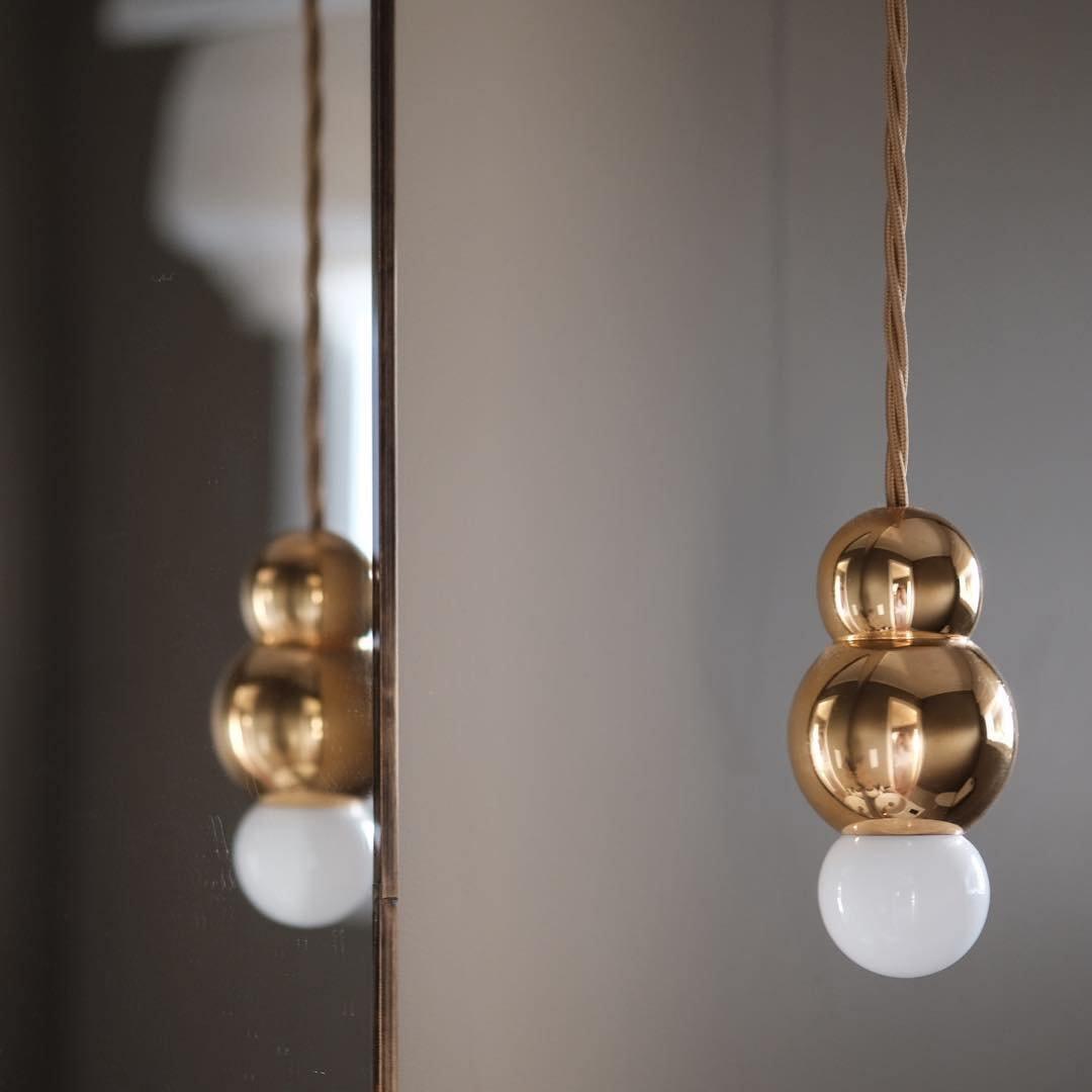 Bubbly moderne Pendelleuchte aus Glas