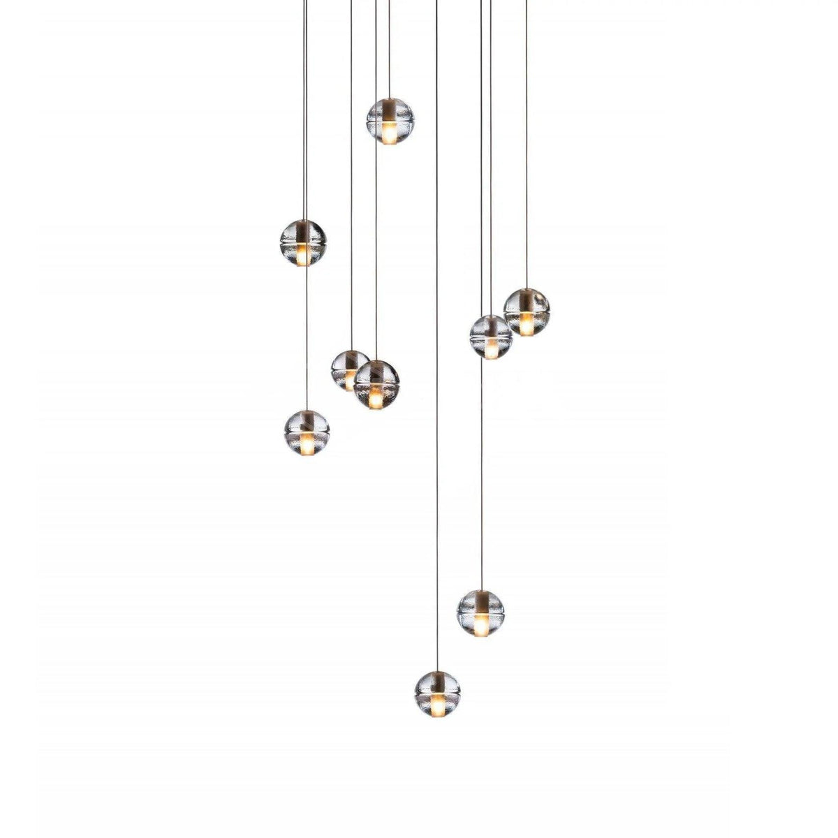 Kristall-Kugel-Cluster-Pendelleuchte