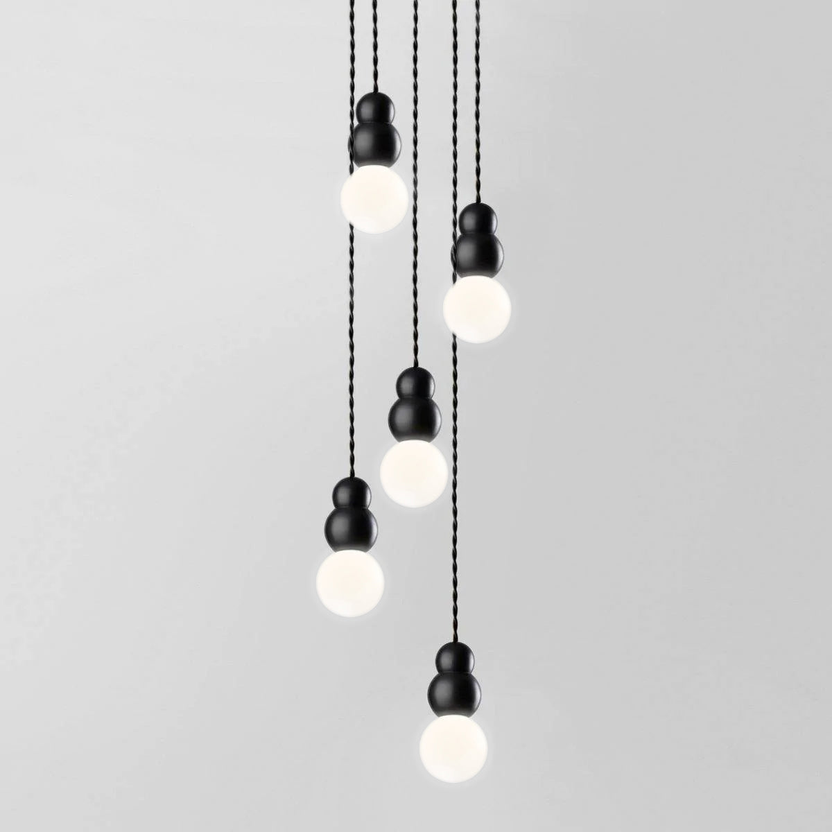 Bubbly moderne Pendelleuchte aus Glas