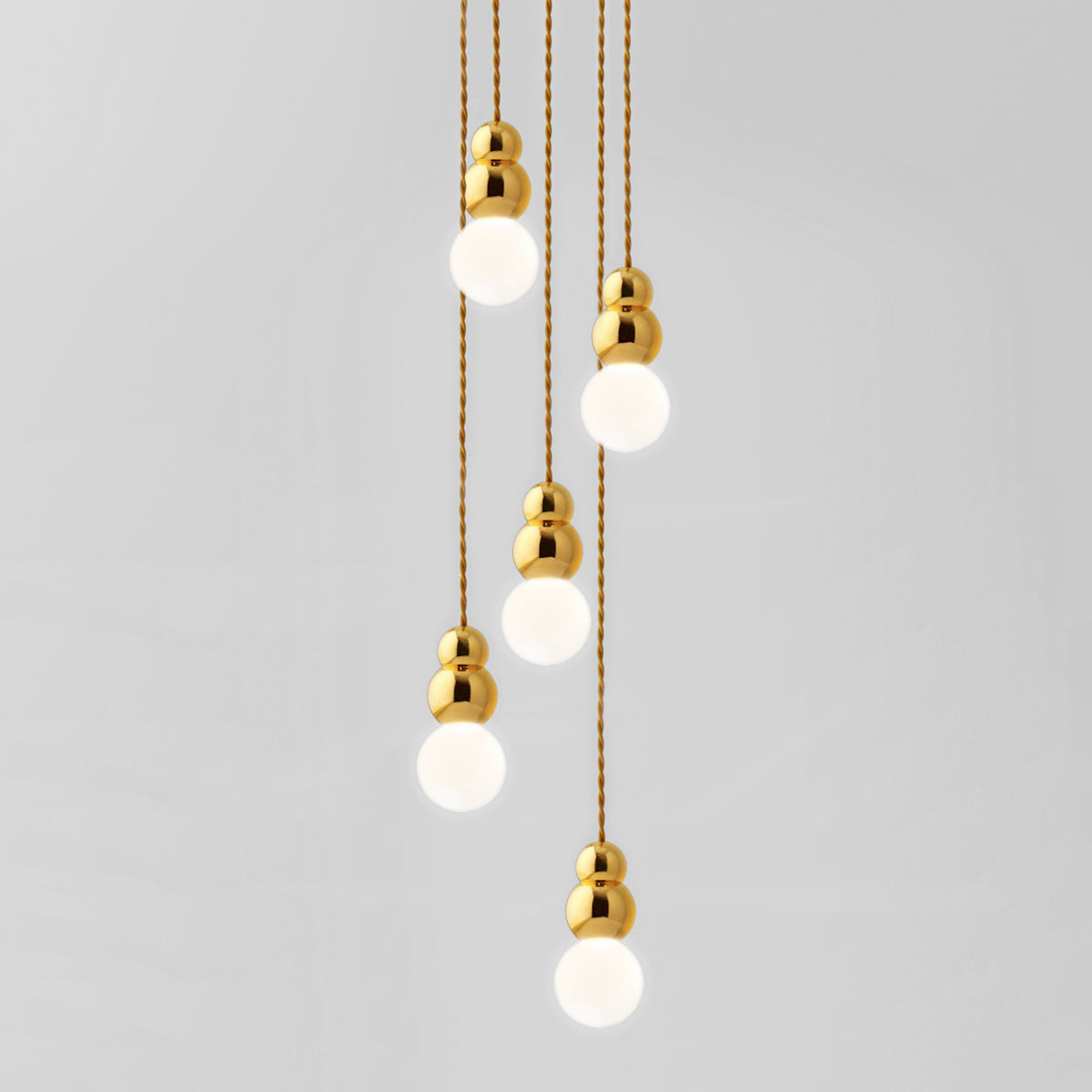 Bubbly moderne Pendelleuchte aus Glas