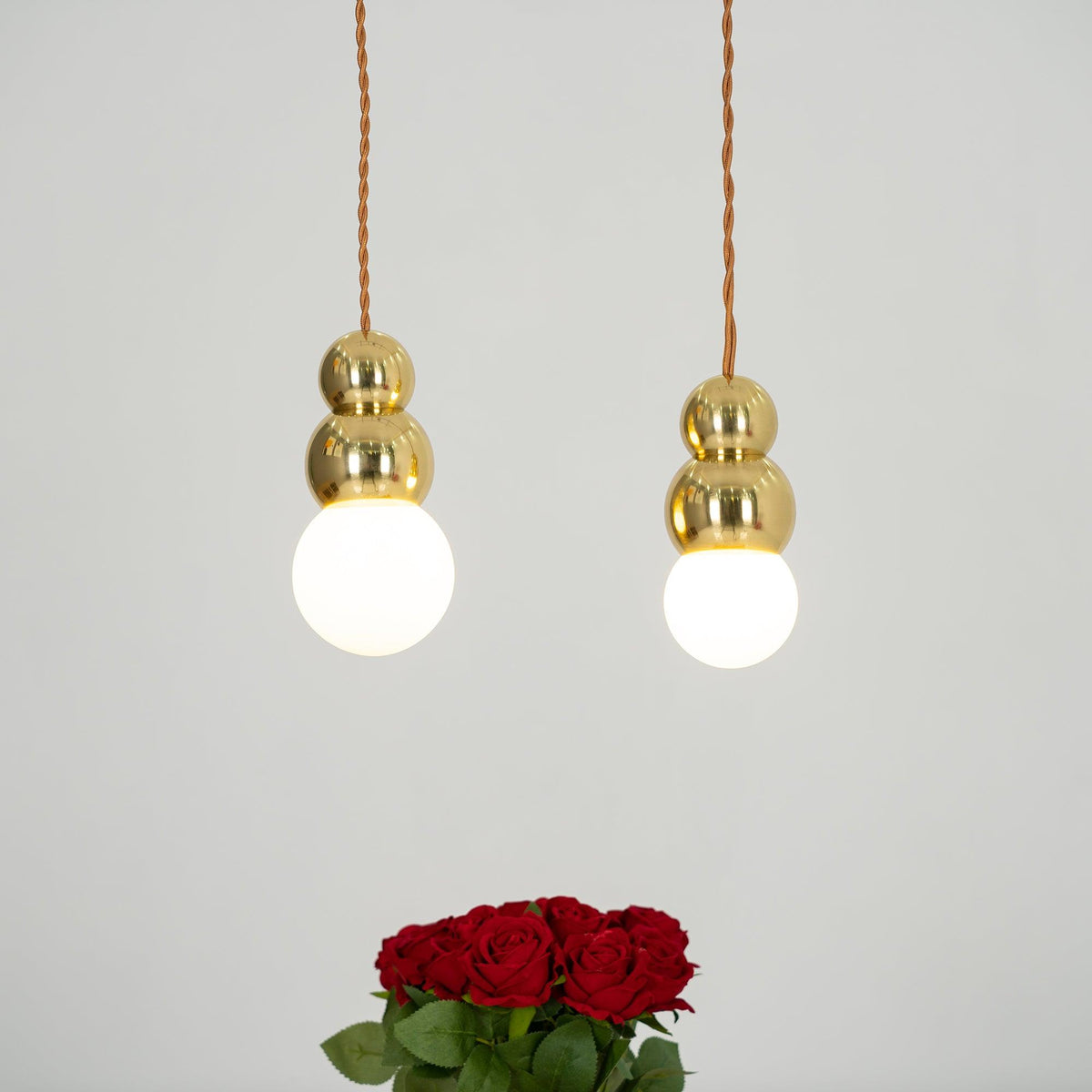 Bubbly moderne Pendelleuchte aus Glas