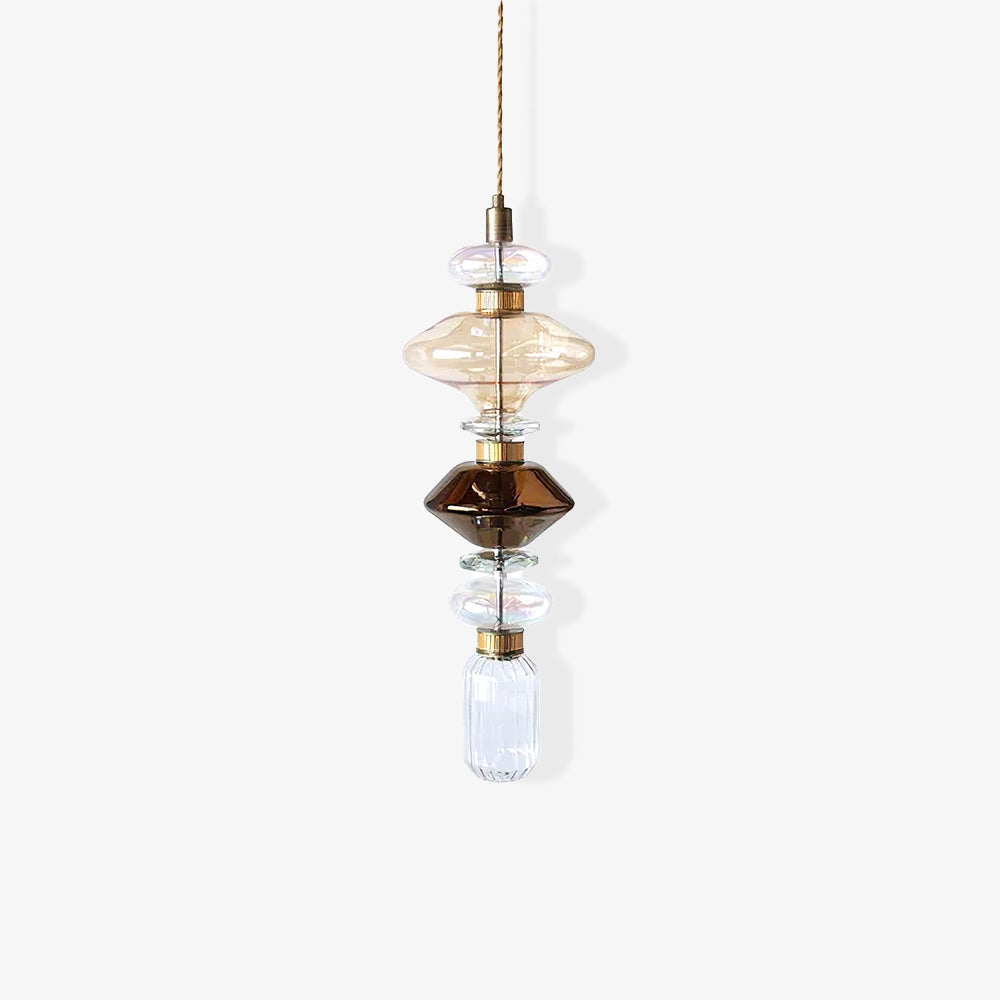 Veliora Pendelleuchte aus Glas luxuriös für Wohnzimmer | Cielum