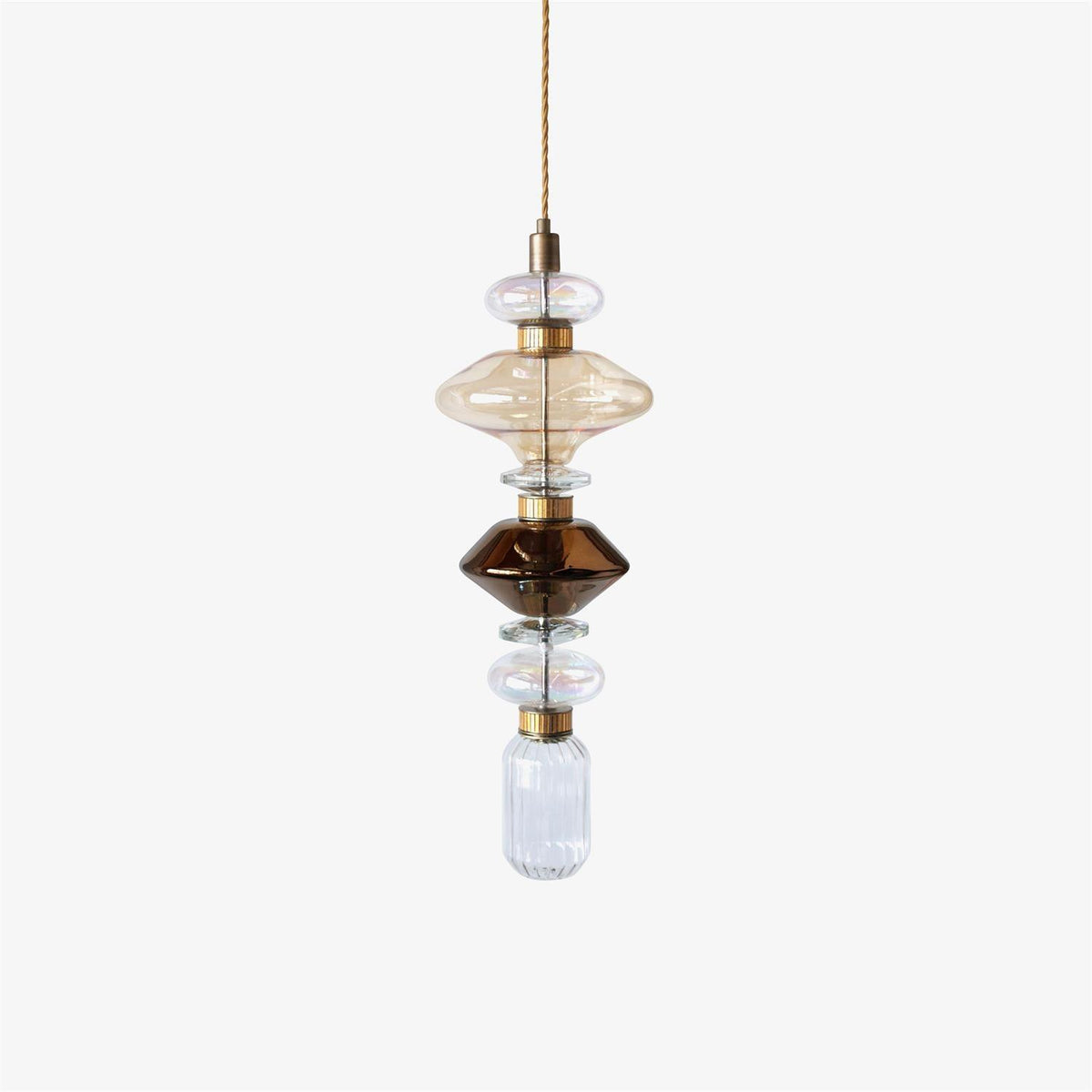Veliora Pendelleuchte aus Glas luxuriös für Wohnzimmer | Cielum