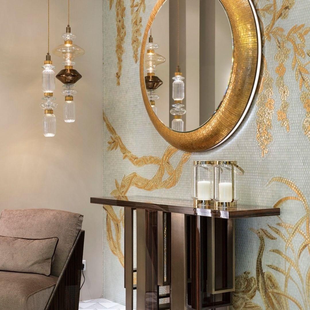 Veliora Pendelleuchte aus Glas luxuriös für Wohnzimmer | Cielum
