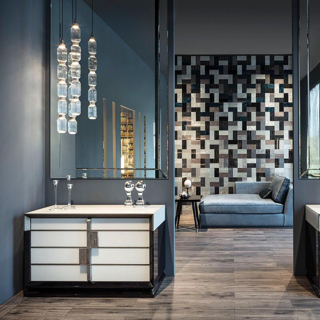 Veliora Pendelleuchte aus Glas luxuriös für Wohnzimmer | Cielum