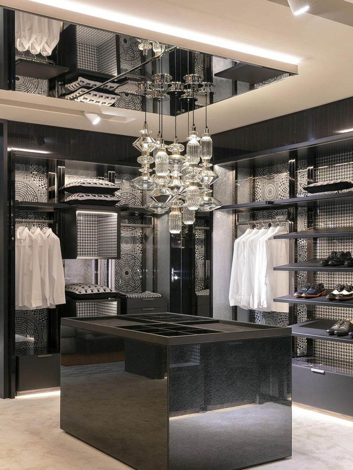 Veliora Pendelleuchte aus Glas luxuriös für Wohnzimmer | Cielum