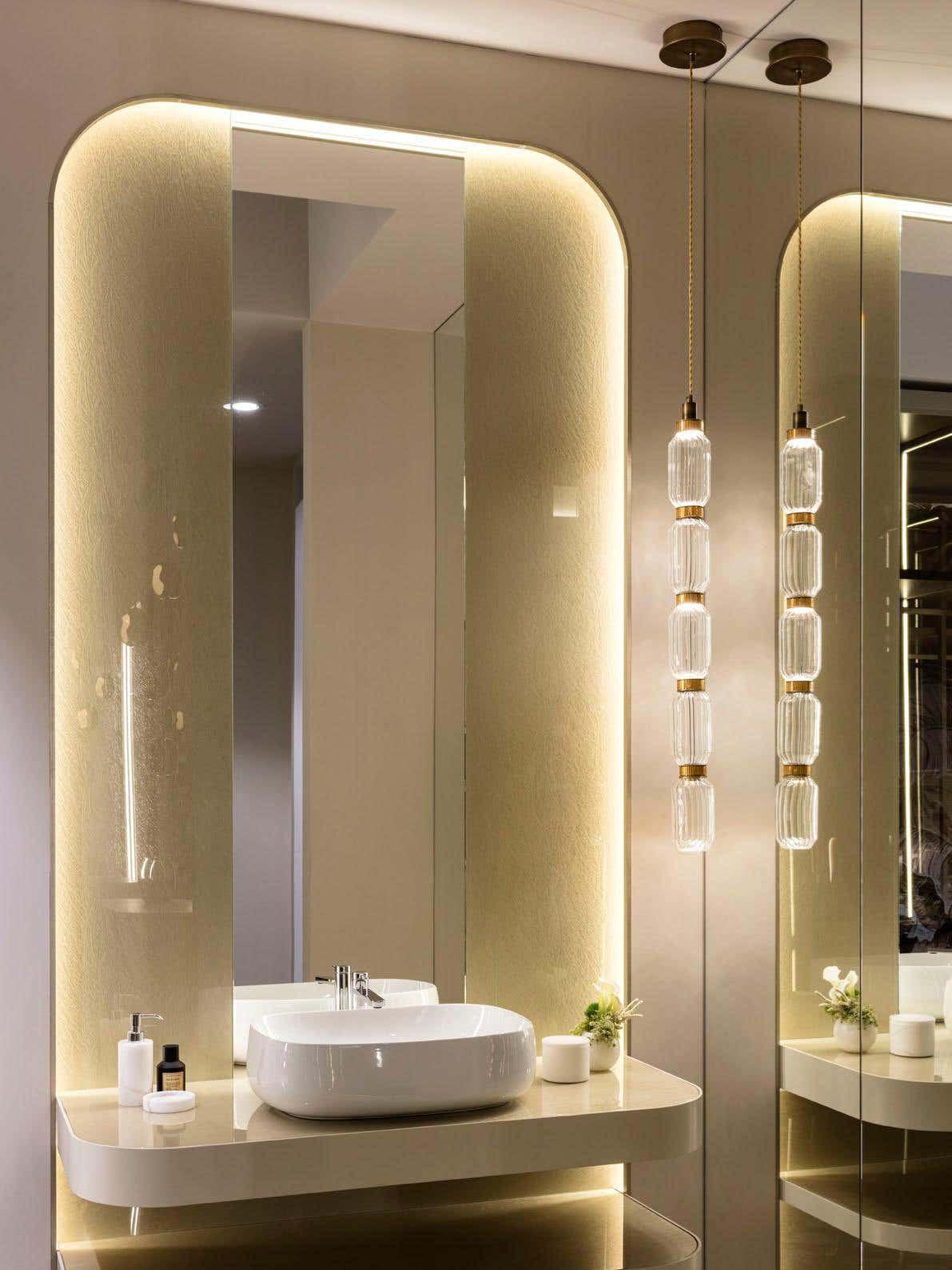 Veliora Pendelleuchte aus Glas luxuriös für Wohnzimmer | Cielum
